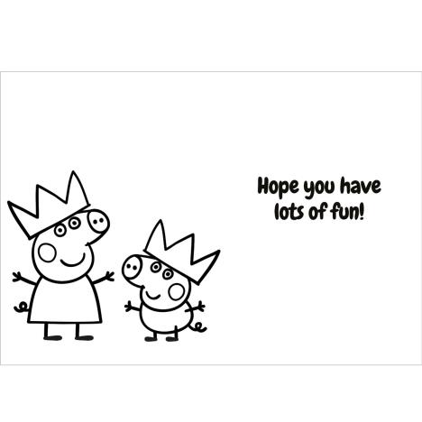 Happy Birthday Balloons Peppa Pig Birthday Card Extra Image 1